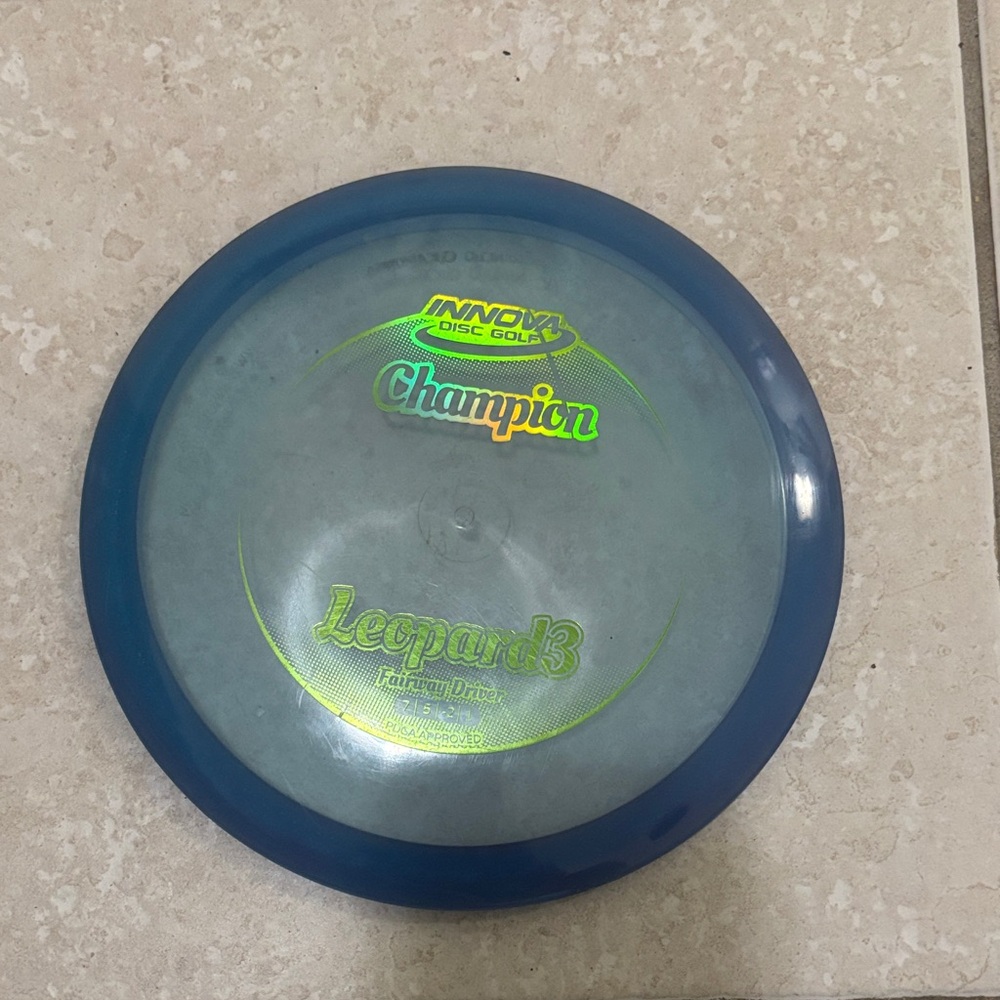 Champion Leopard3 Disc Golf Driver - Blue innova disc golf